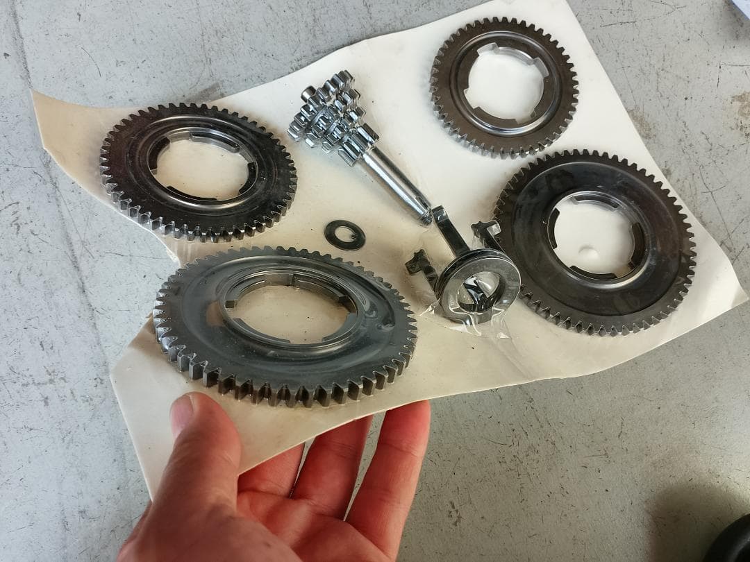 ベスパ 50S用 クロスレシオ ミッションキット 58-54-50-46歯 4速