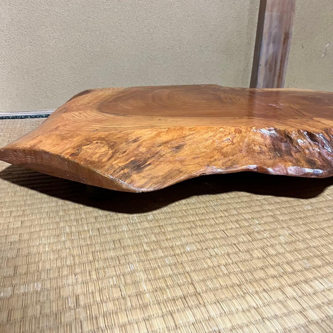 特大サイズ　飾り台座　一枚板　天然木　花台