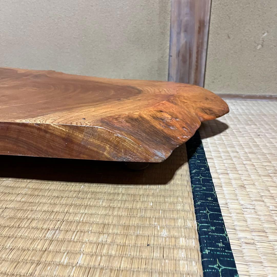 特大サイズ　飾り台座　一枚板　天然木　花台