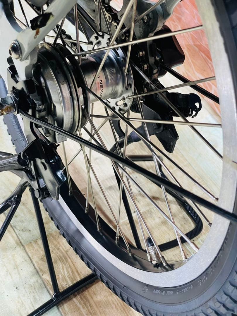 Y2232人気モデル！ビッケ12AH⭐️ブリヂストン子供乗せ電動アシスト自転車