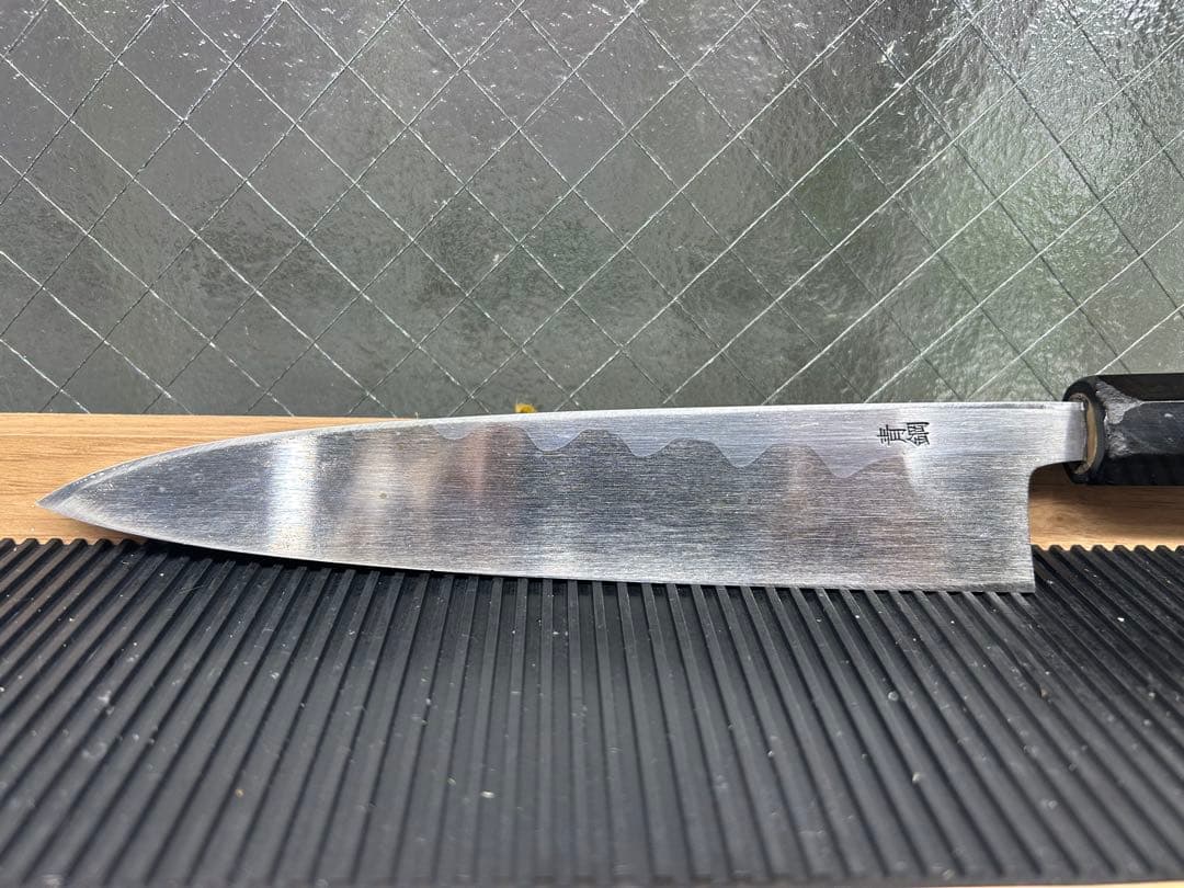 實光刃物　身卸包丁　青ニ　240mm