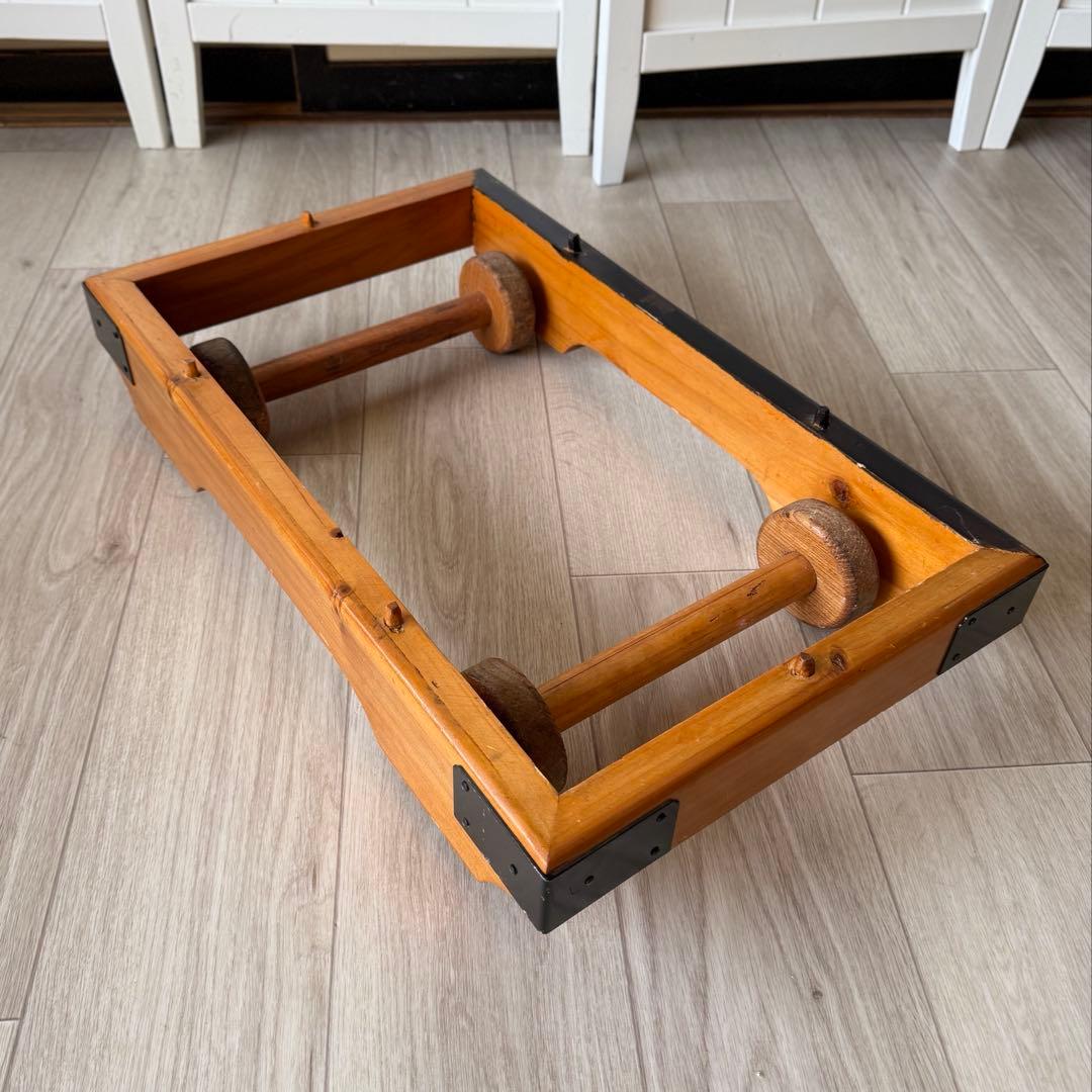 時代箪笥 小箪笥 和箪笥 昭和レトロ 引き出し4段 台車付き アンティーク