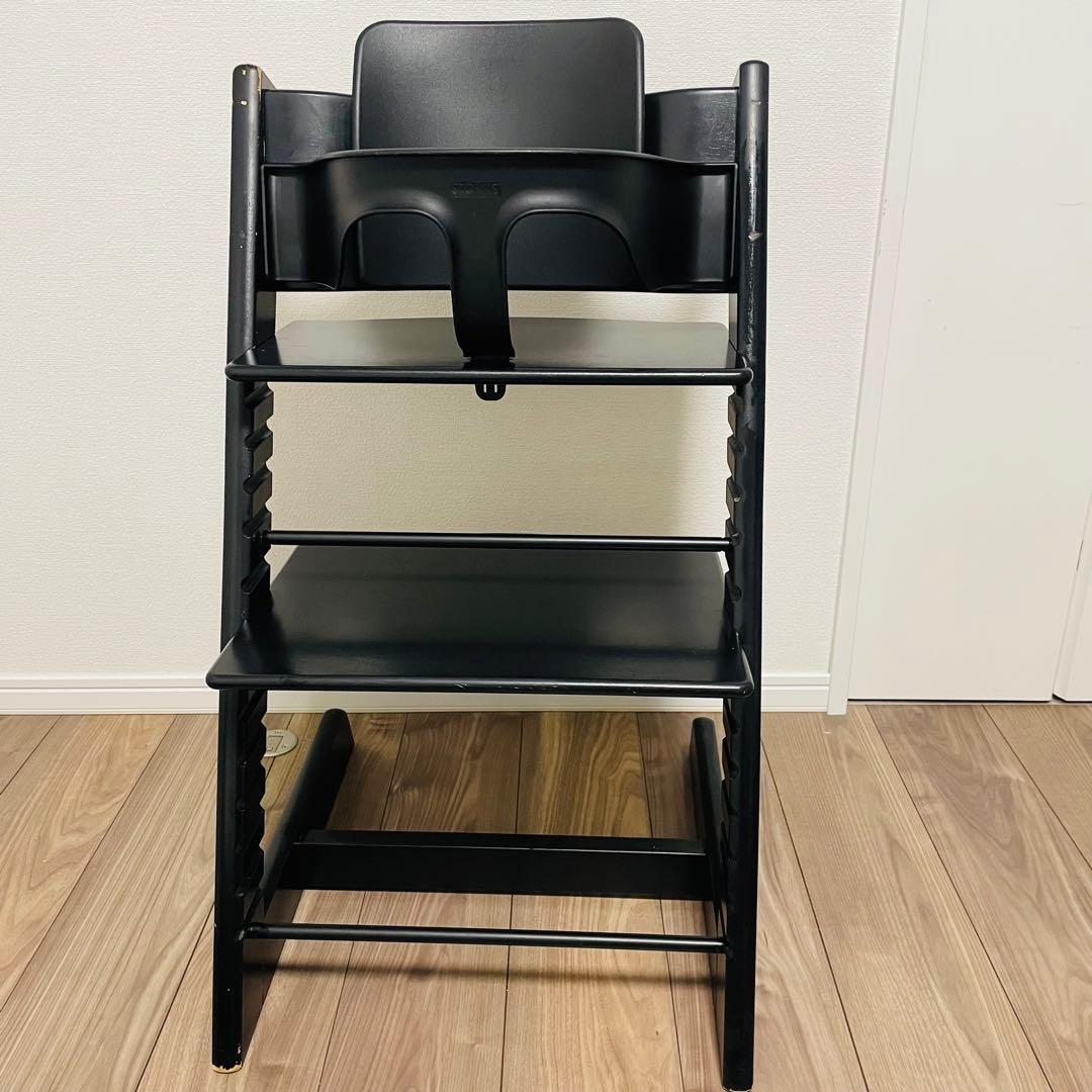 ベビーセット STOKKE ストッケトリップトラップ ブラック
