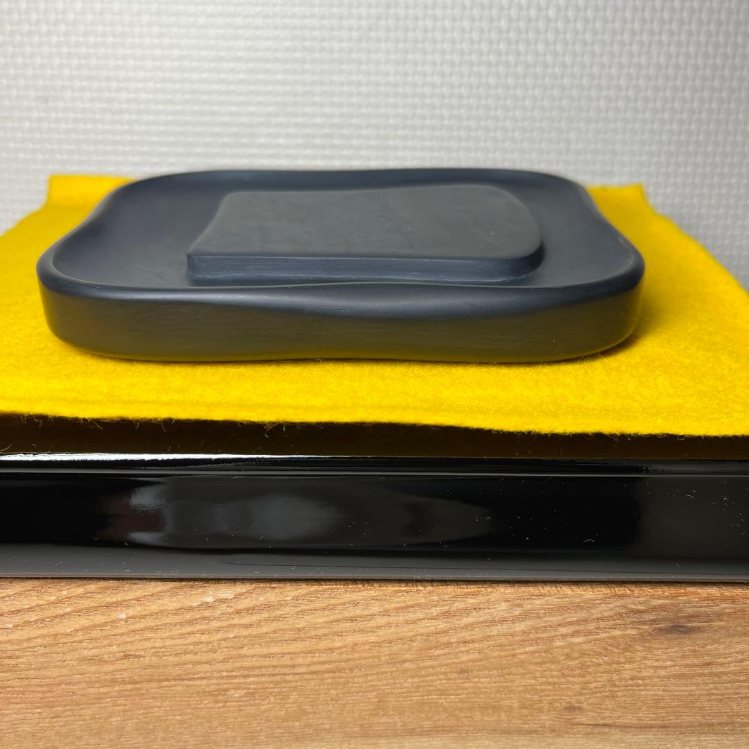 ⭕️まりちゃん⭕️ 雨畑硯　新品　芳龍閣硯舗鑑製　深澤勝左衛門　特殊彫刻作品