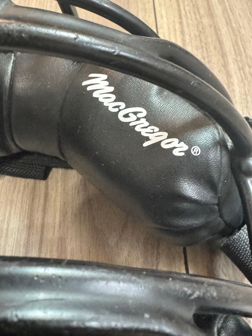 美品　MacGregor ブラック キャッチャー　審判　マスク