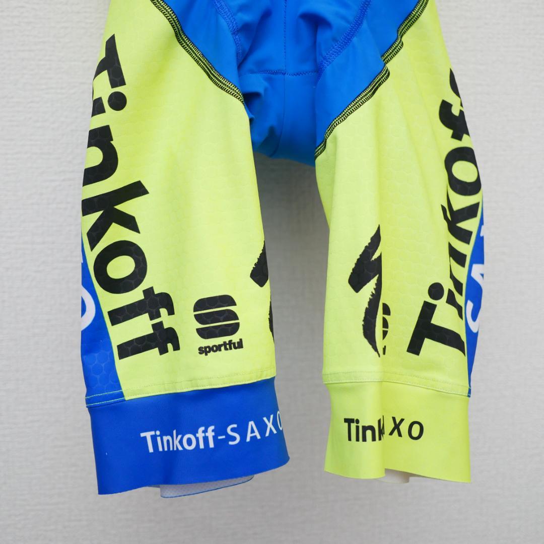 選手支給品 ティンコフサクソバンク コンタドール ロードスーツ スキンスーツ