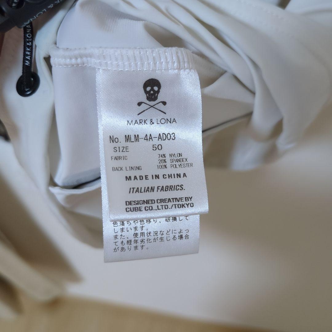 ★美品★2024年モデル MARK&LONA ハーフジップ　サイズ　50