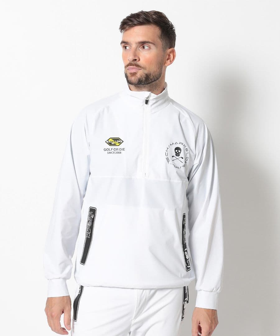 ★美品★2024年モデル MARK&LONA ハーフジップ　サイズ　50