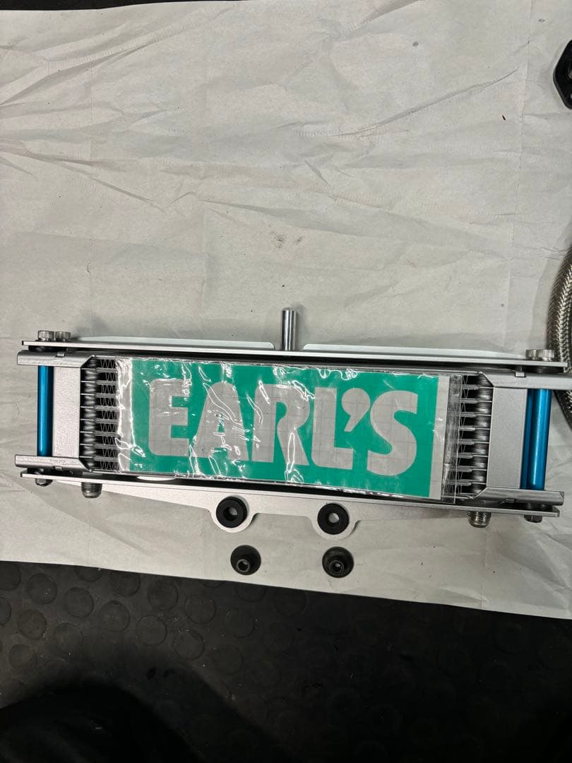 Active オイルクーラー9段 メッシュホース フィッティング XJR400