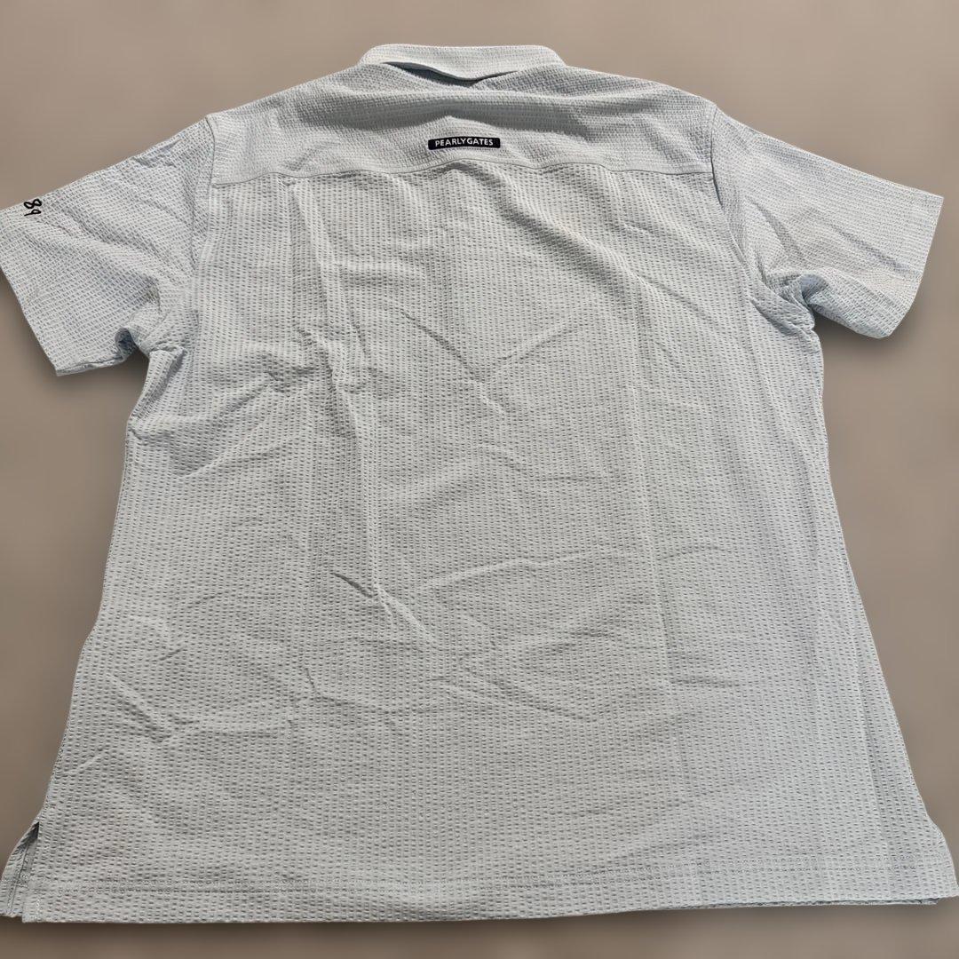 お値下げ！パーリーゲイツ 水色 ポロシャツ メンズ 7