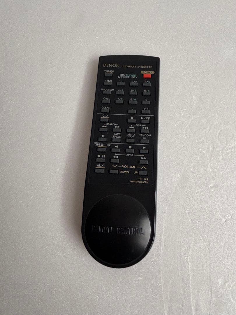 美品 DENON ダブルカセットデッキ コンパクトディスク・型名 H−18