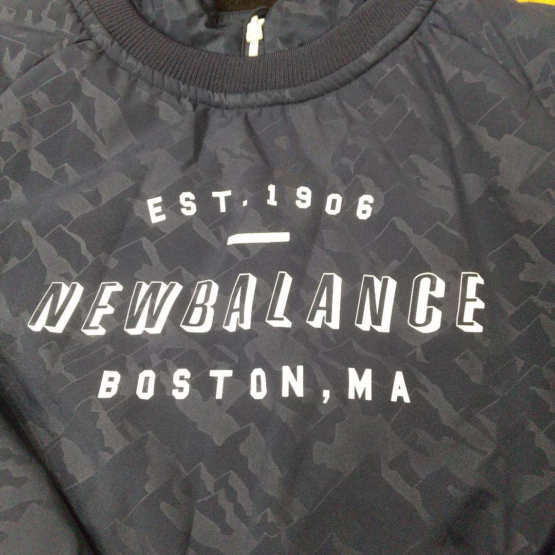 【美品】NEW BALANCE GOLF 迷彩柄ジャケット ネイビー