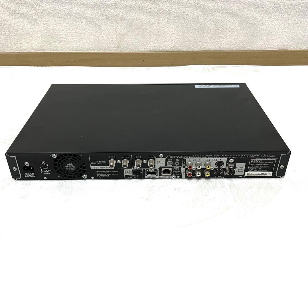 SONY ソニー BDZ-AT700 ブルーレイレコーダー B-CAS リモコン
