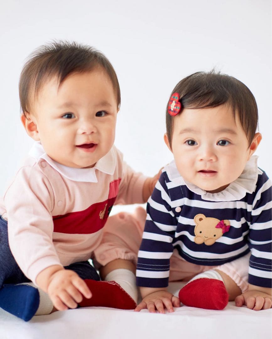 ファミリア　新品　現行品　カバーオール　ロンパース　出産祝い　ユニセックス