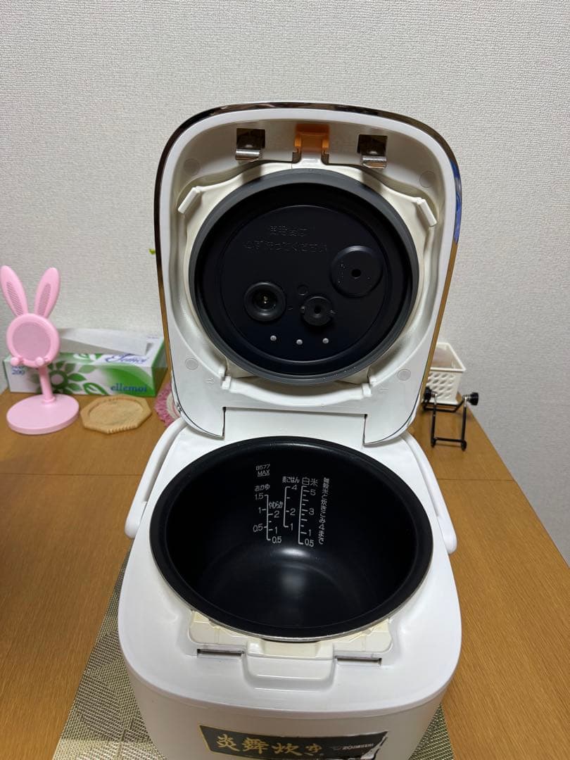良品 ZOJIRUSHI 炊飯器 NW-PS10 炎舞炊き 象印 動作保証