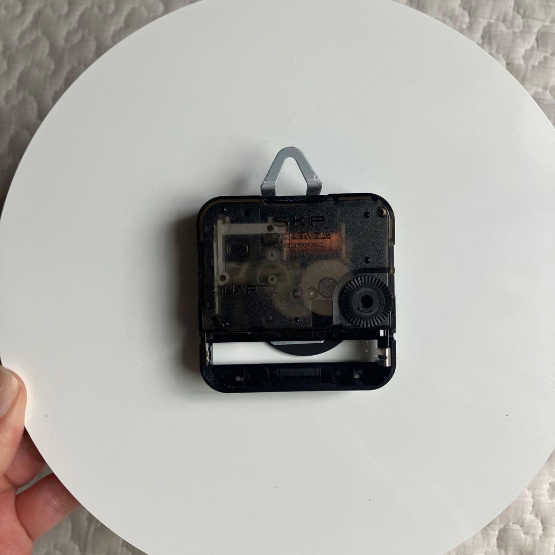 LOVE BY e.m. 壁掛け時計 ウォールクロック 鉱物 鉱石 天然石 白