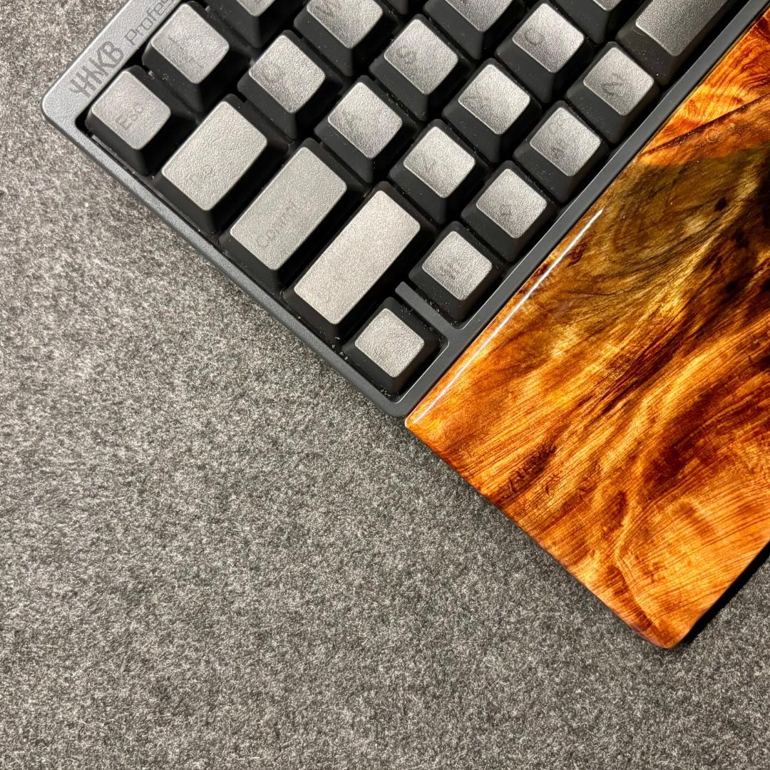 HHKB 60％ キーボード アームレスト パームレスト リストレスト 木製