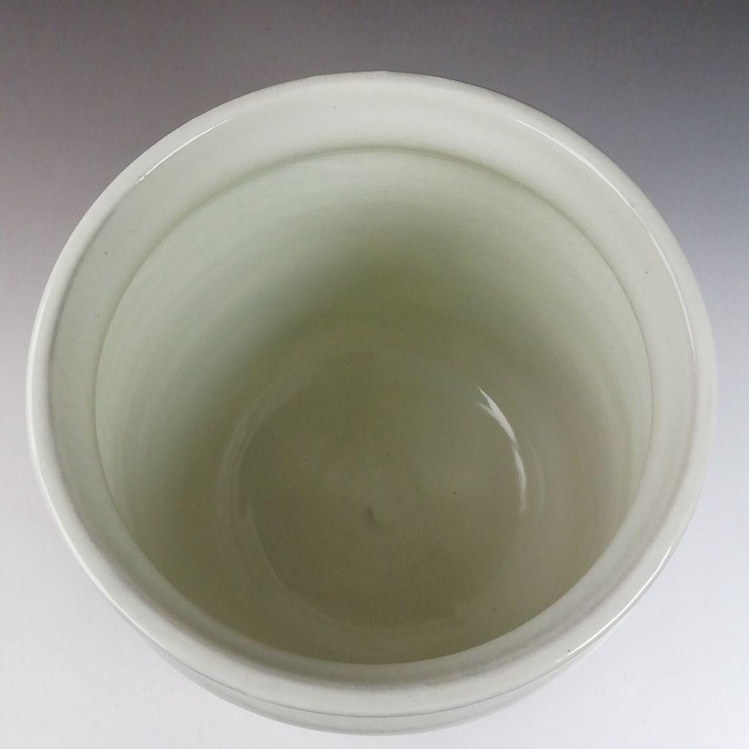 Ｗ２２　水指　『和蘭陀紋』『中村秋峰 造』　共箱　茶道具