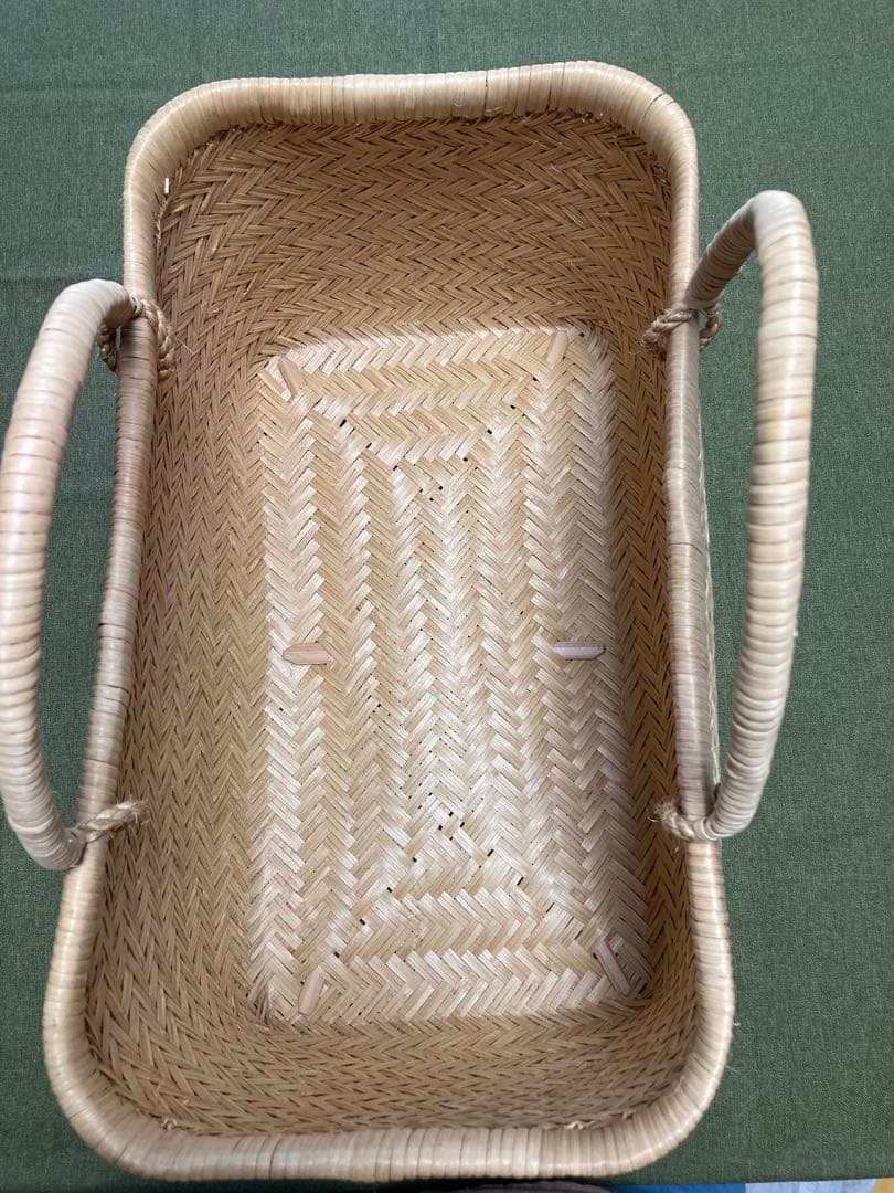 岩手県鳥越竹細工 ￼すず竹の市場かご 特大サイズ