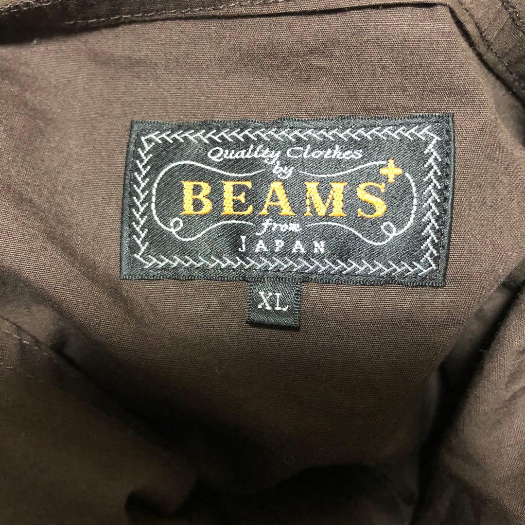 美品❗️BEAMS PLUS コットン アノラックパーカー 茶 XL