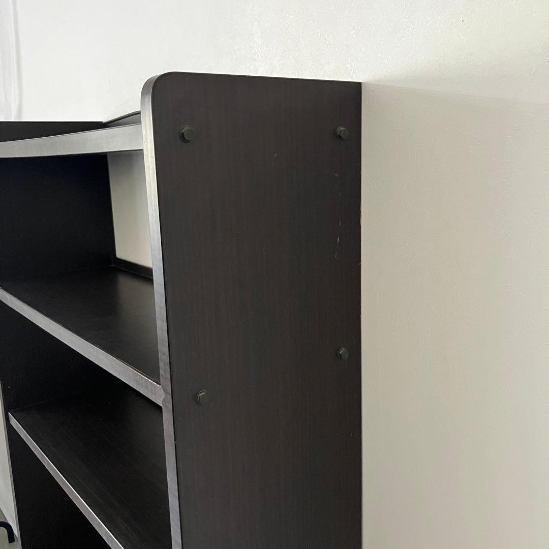 昭和レトロ　アンティーク　ヴィンテージ　古家具　古家具　食器棚　ブックシェルフ