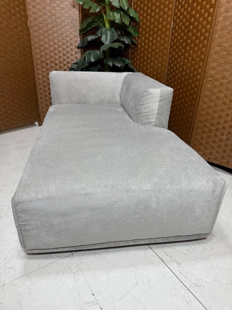 定価¥84,500 Francfranc メーネ カウチ L ライトグレー