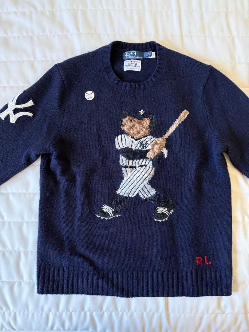 ポロベア×ヤンキース　セーター M