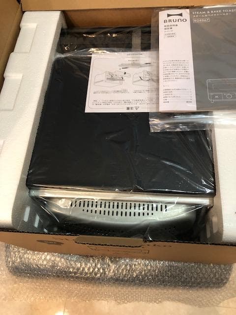 BRUNOスチーム＆ベイクトースター (ブラック)