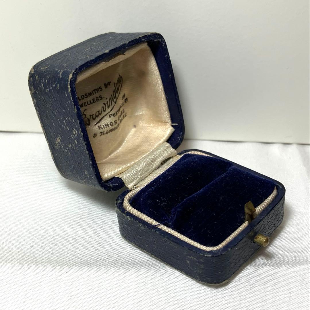 英国 アンティークジュエリーボックス リング用