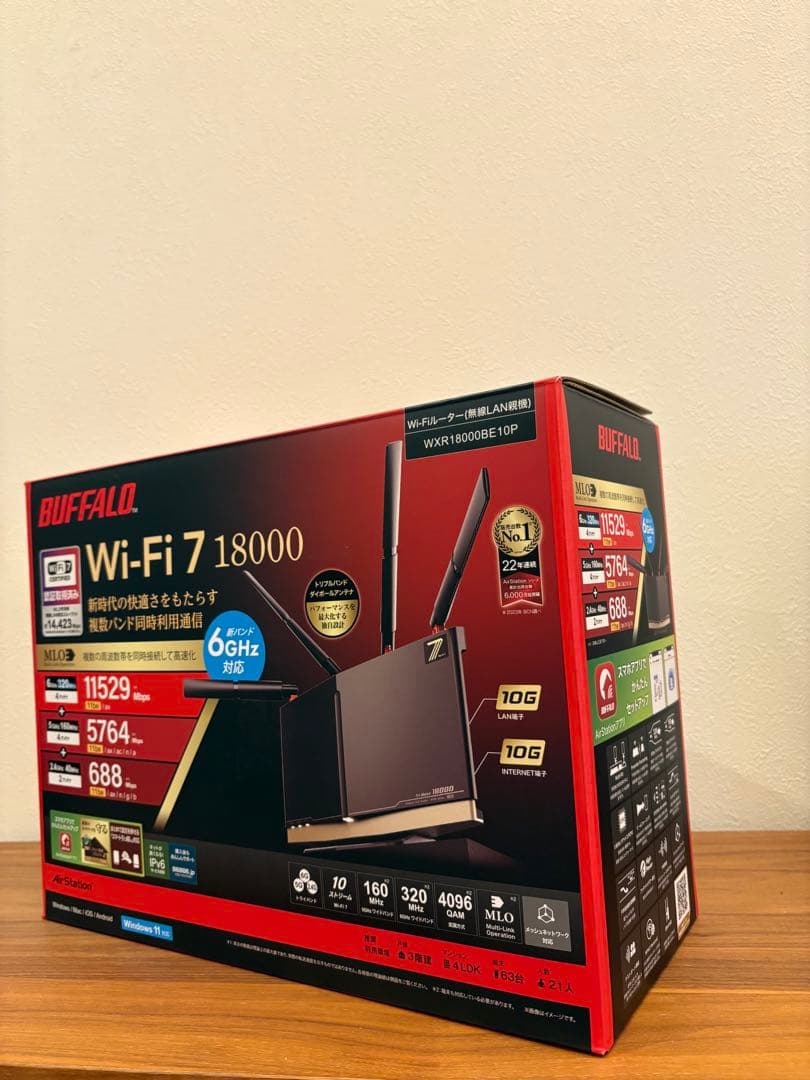 新品BUFFALOバッファローWXR18000BE10P