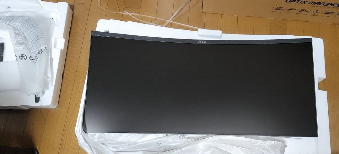 MSI 34インチ 湾曲ゲーミングモニター Optix MAG342CQ