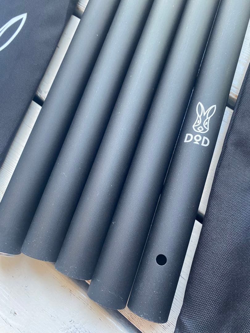 DOD ビッグタープポール ブラック 2セット ディーオーディー 美品