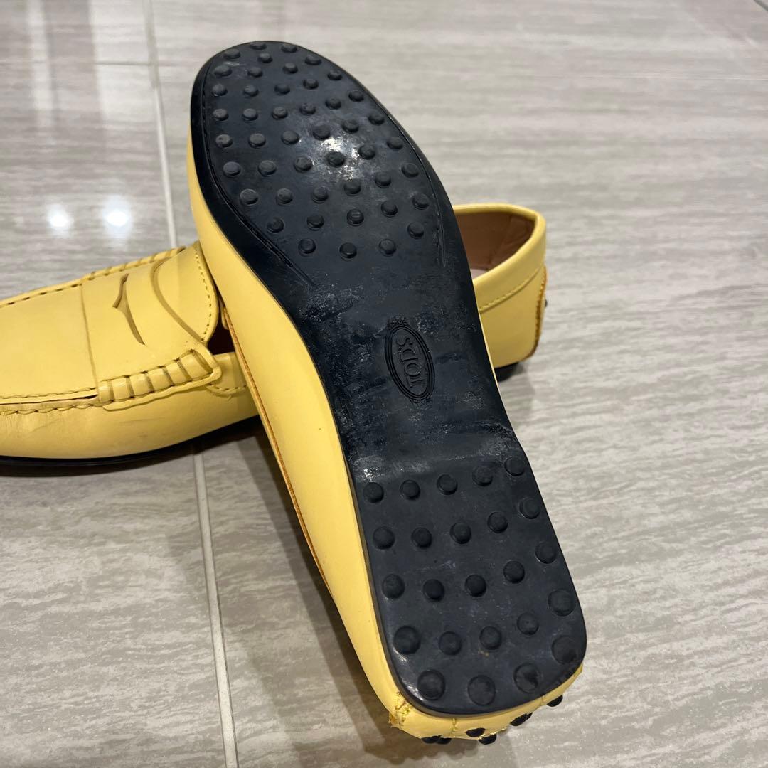 TOD'S モカシン イエロー サイズ38