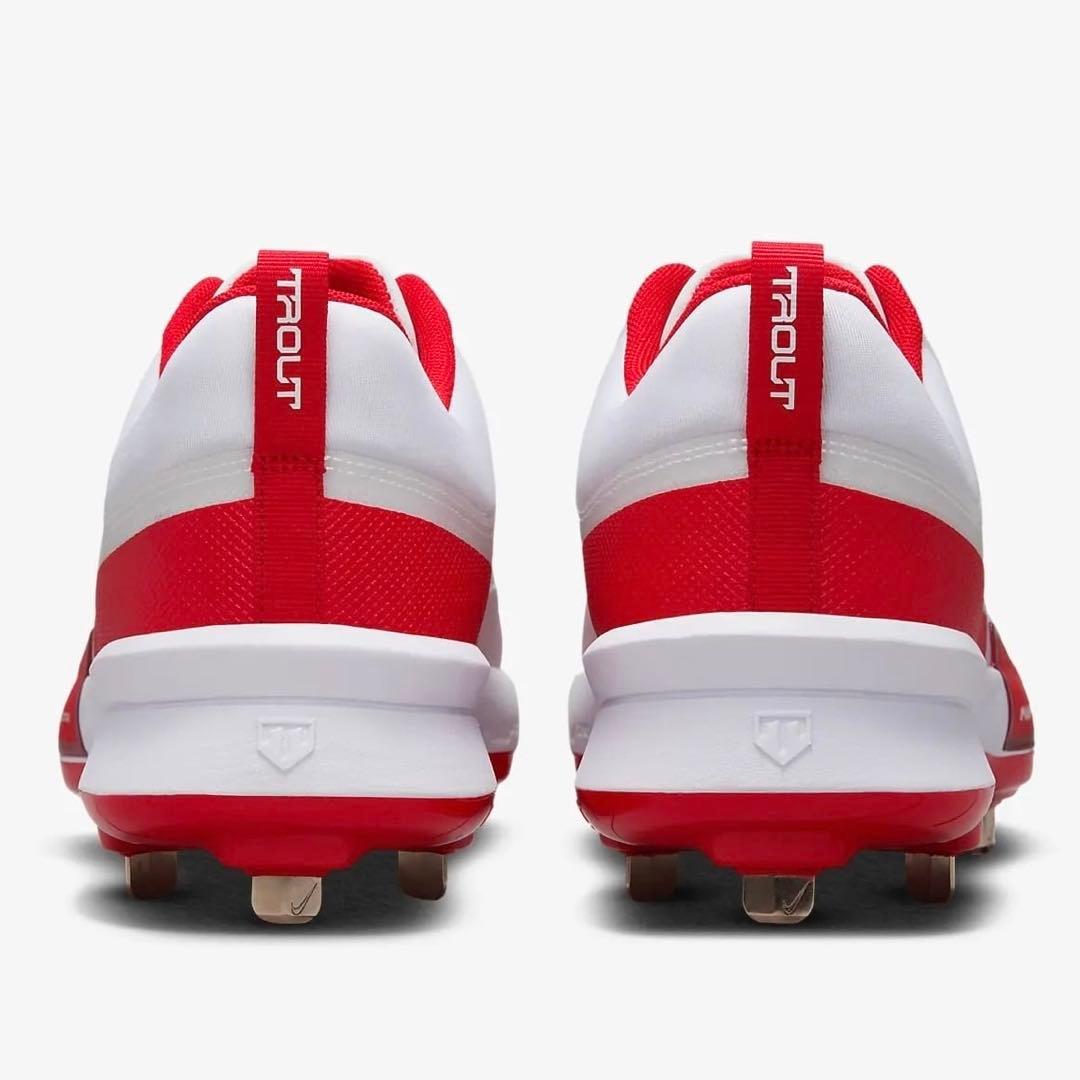 ナイキ フォース トラウト プロ 金具 26 野球 スパイク 靴 シューズ 白