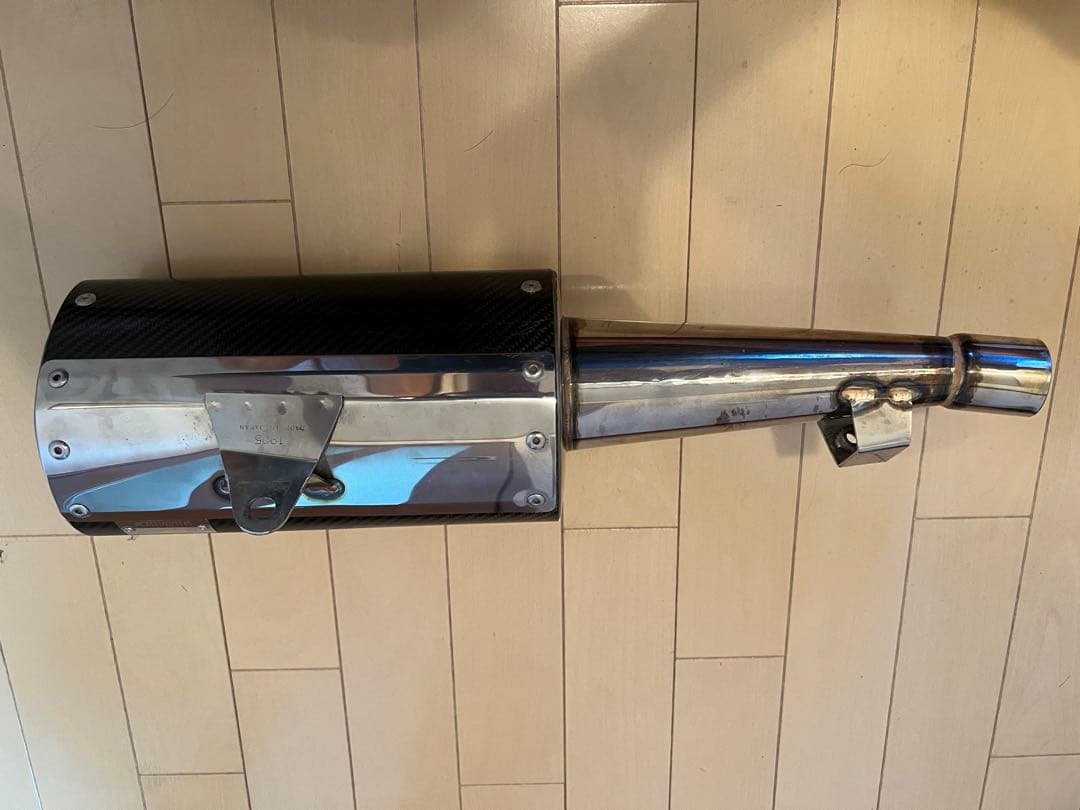 ま*ぼ様 セロー250　SP忠男 マフラー　サイレンサー　カーボン