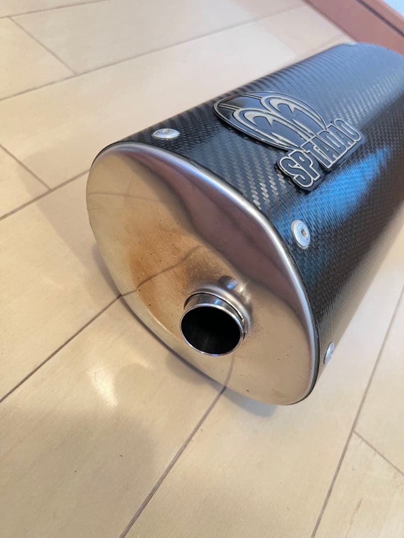 ま*ぼ様 セロー250　SP忠男 マフラー　サイレンサー　カーボン