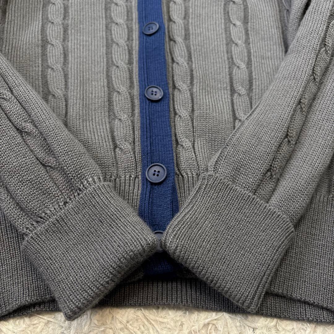 タグ付き☆希少【ジバンシー　プレイ】ロゴ刺繍ワッペン　ウール　バイカラー　L