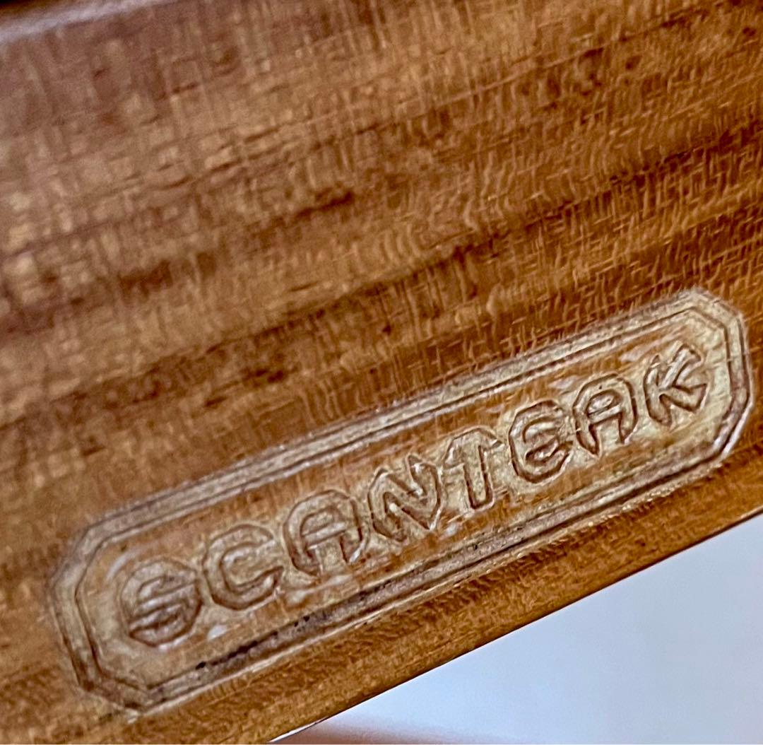 【最終価格】チーク　スキャンティーク　マガジンラック　サイドテーブル