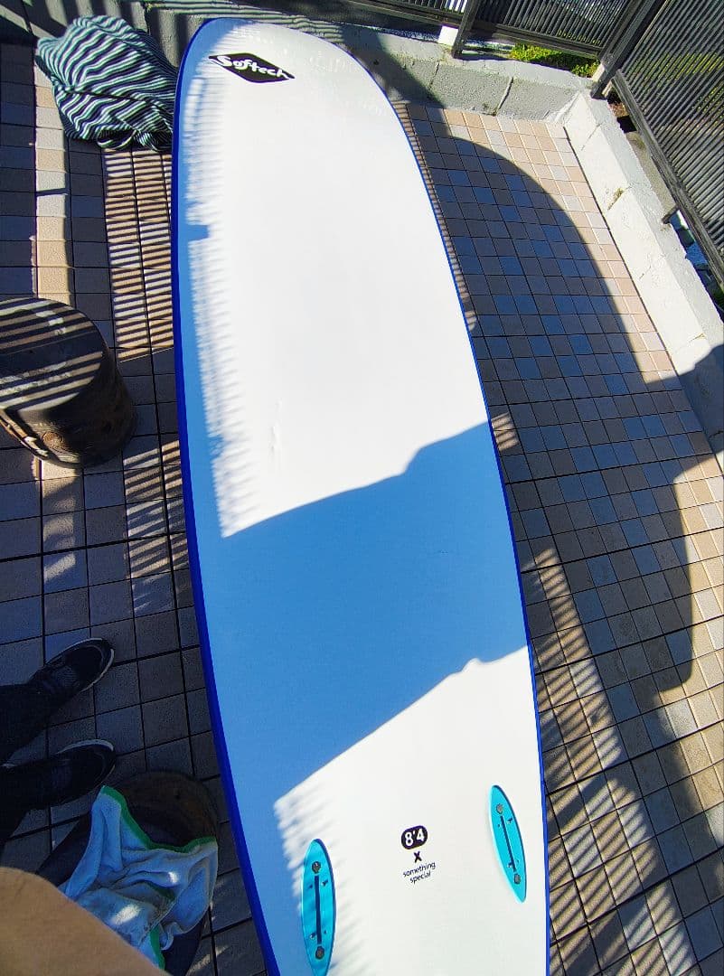 Softech ロングボード 8'4\" 青/白