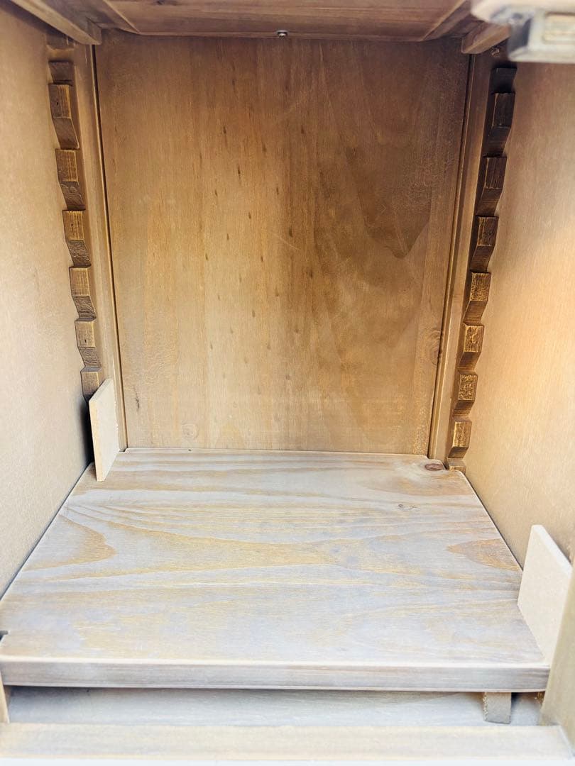 カントリーコーナー ナイトテーブル 木製 フランス