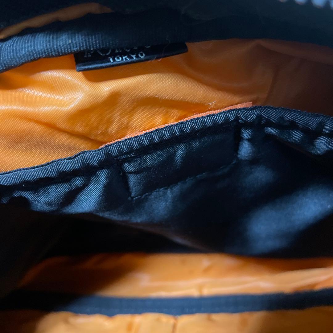 美品　ポーター　タンカー　ショルダーバッグ　2室　ブラック