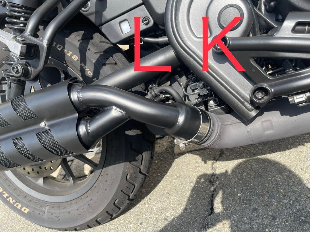 2023年式モデル〜対応】 新型レブル250用 マフラー gemspeed製V3