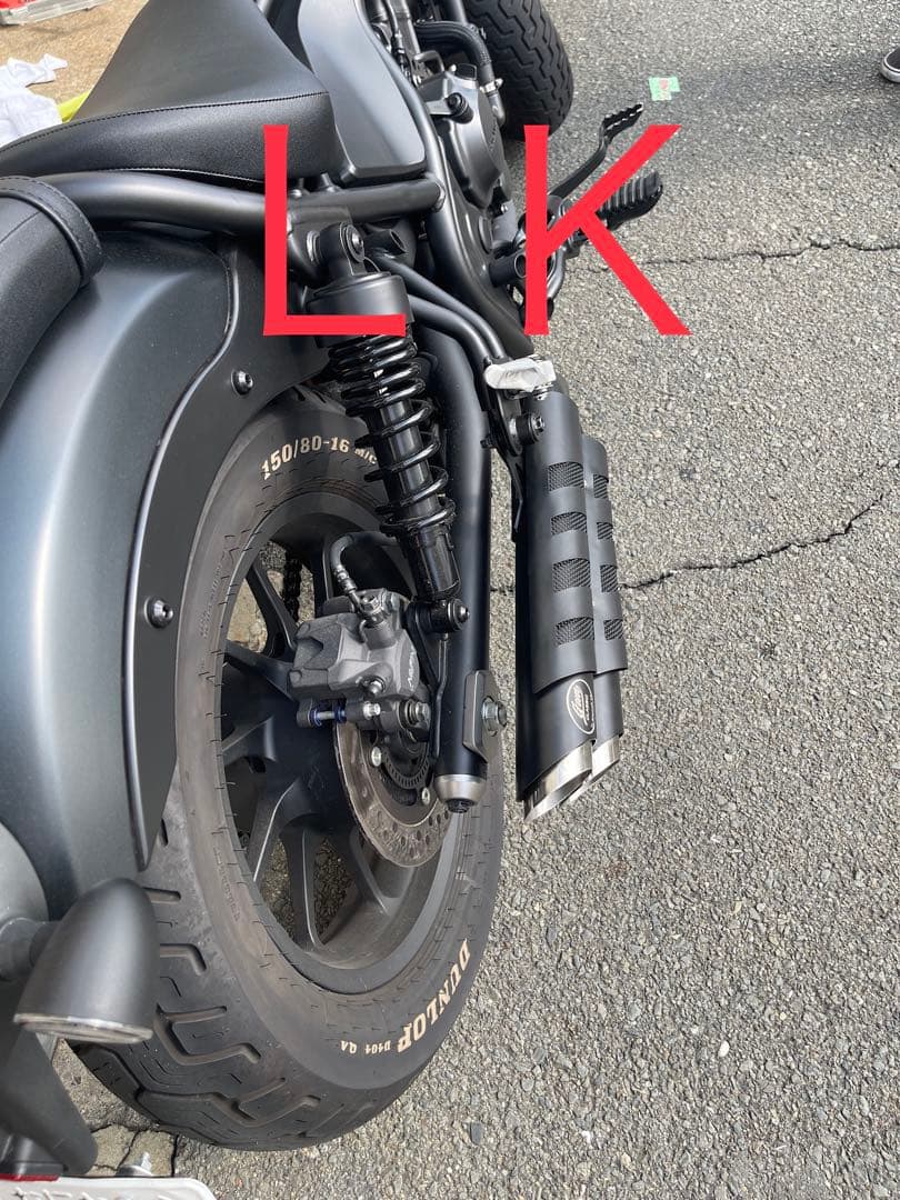 2023年式モデル〜対応】 新型レブル250用 マフラー gemspeed製V3