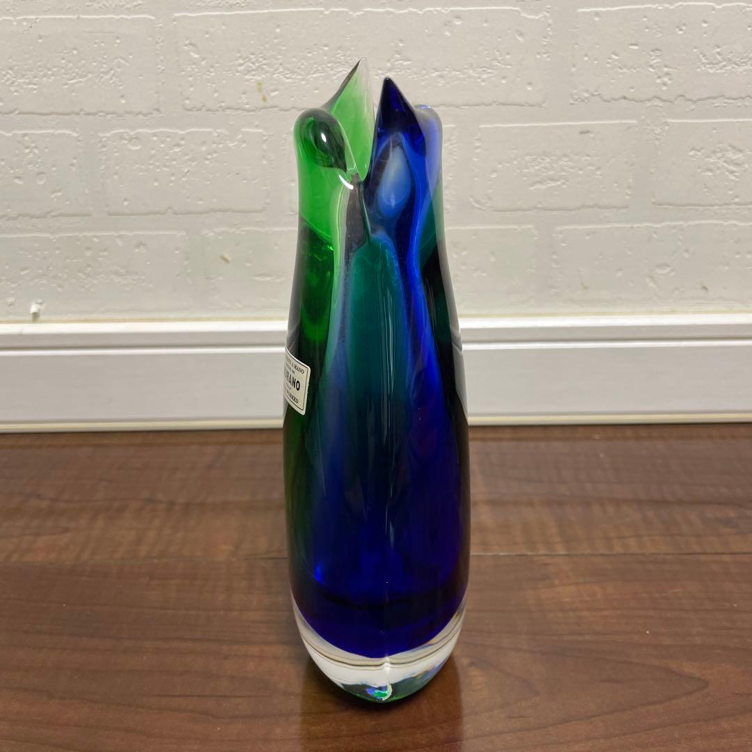 【箱付き】ムラノガラス murano ヴィンテージ 花瓶