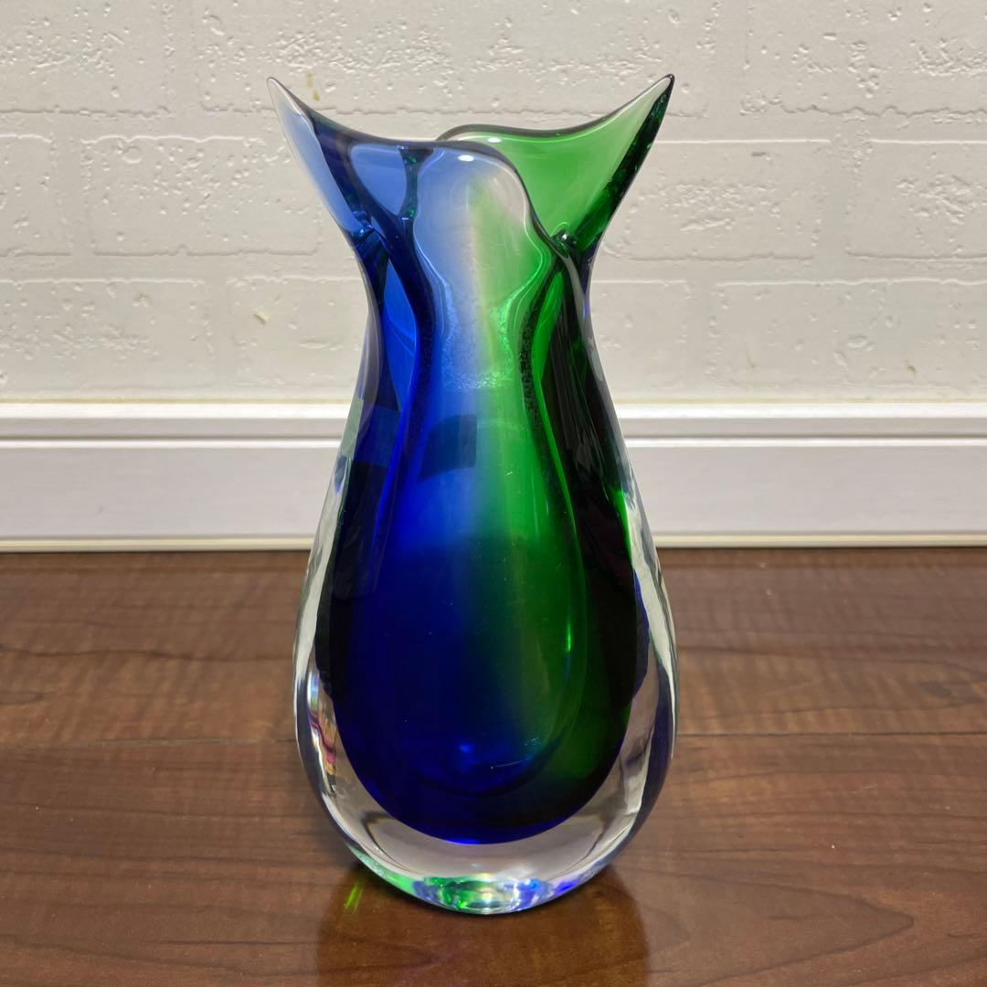 【箱付き】ムラノガラス murano ヴィンテージ 花瓶