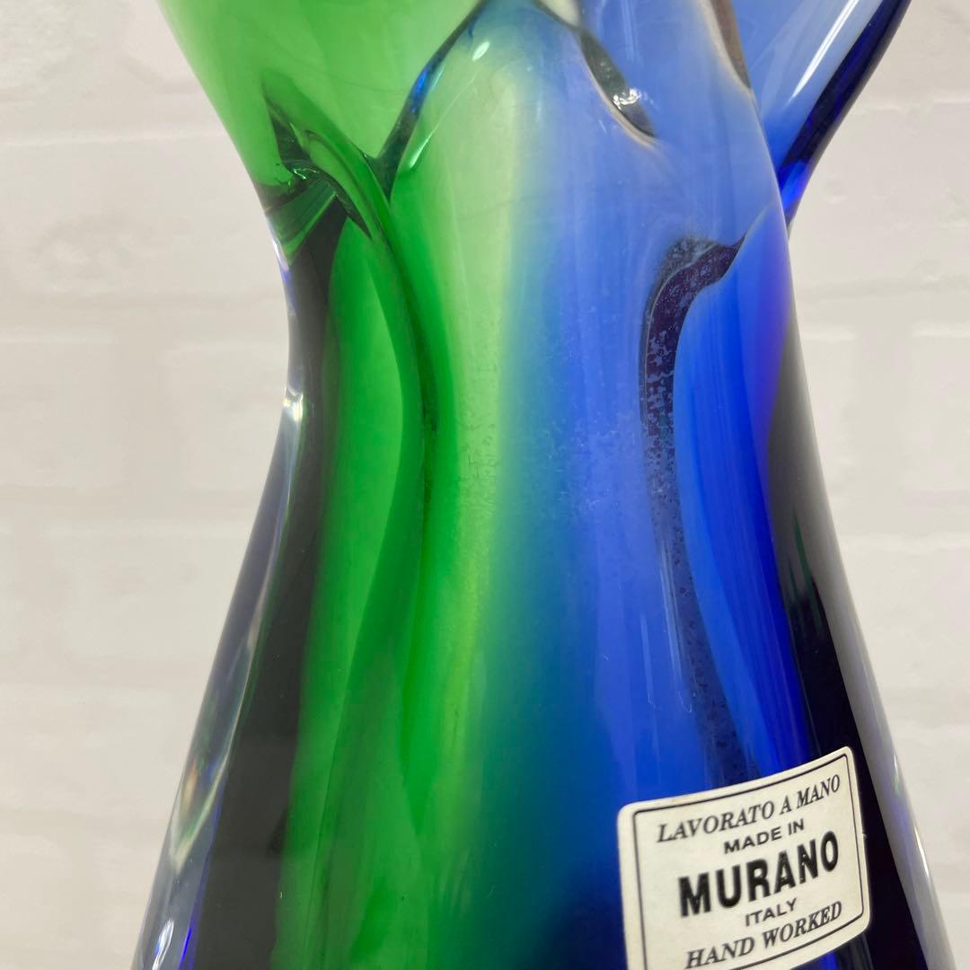【箱付き】ムラノガラス murano ヴィンテージ 花瓶