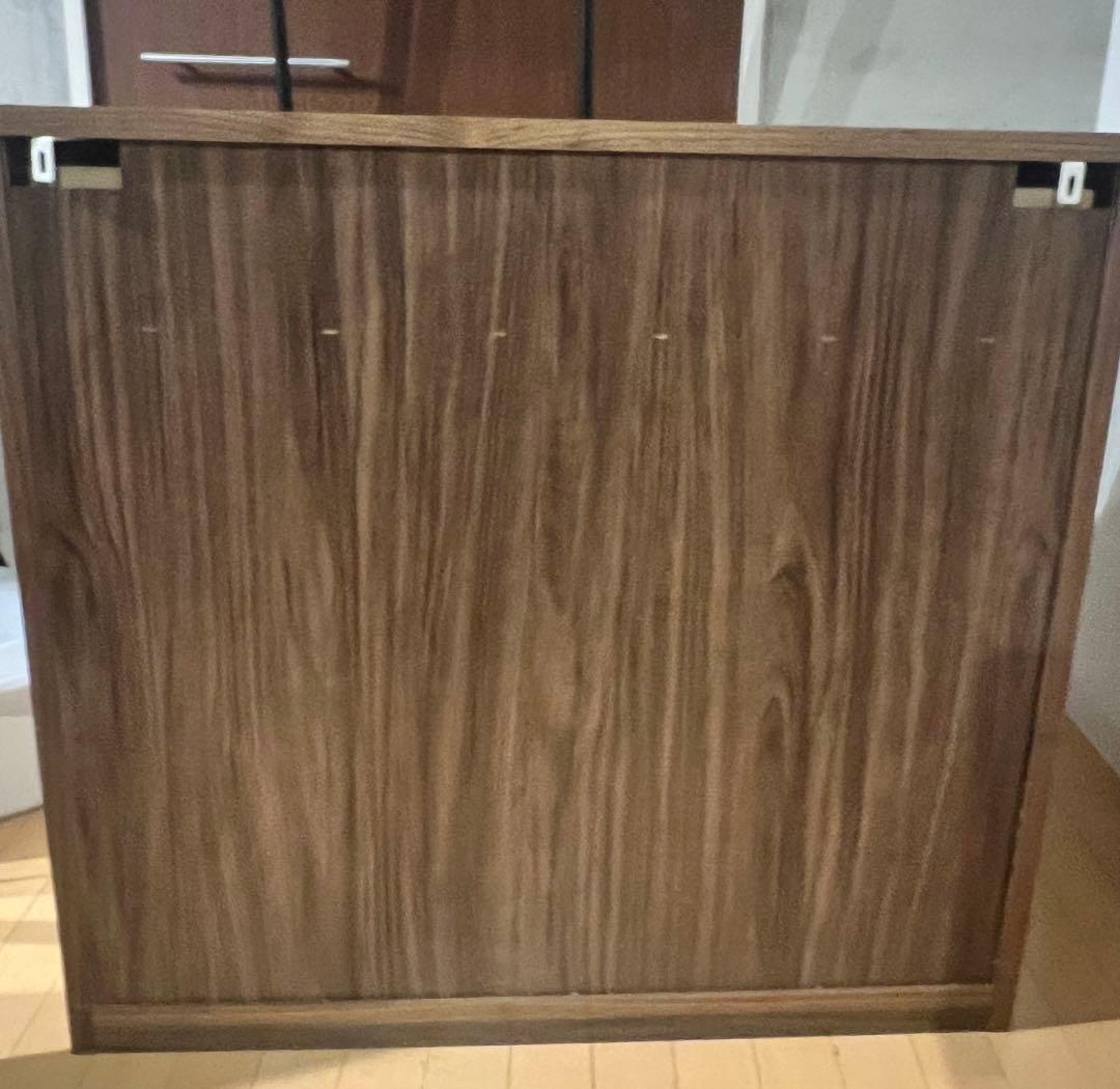 MUJI 木製チェスト 4段 ウォールナット 88cm