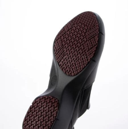 fitfit 新品23.5cm ◆レザーサイドゴアアンクルブーツ(ブラック)