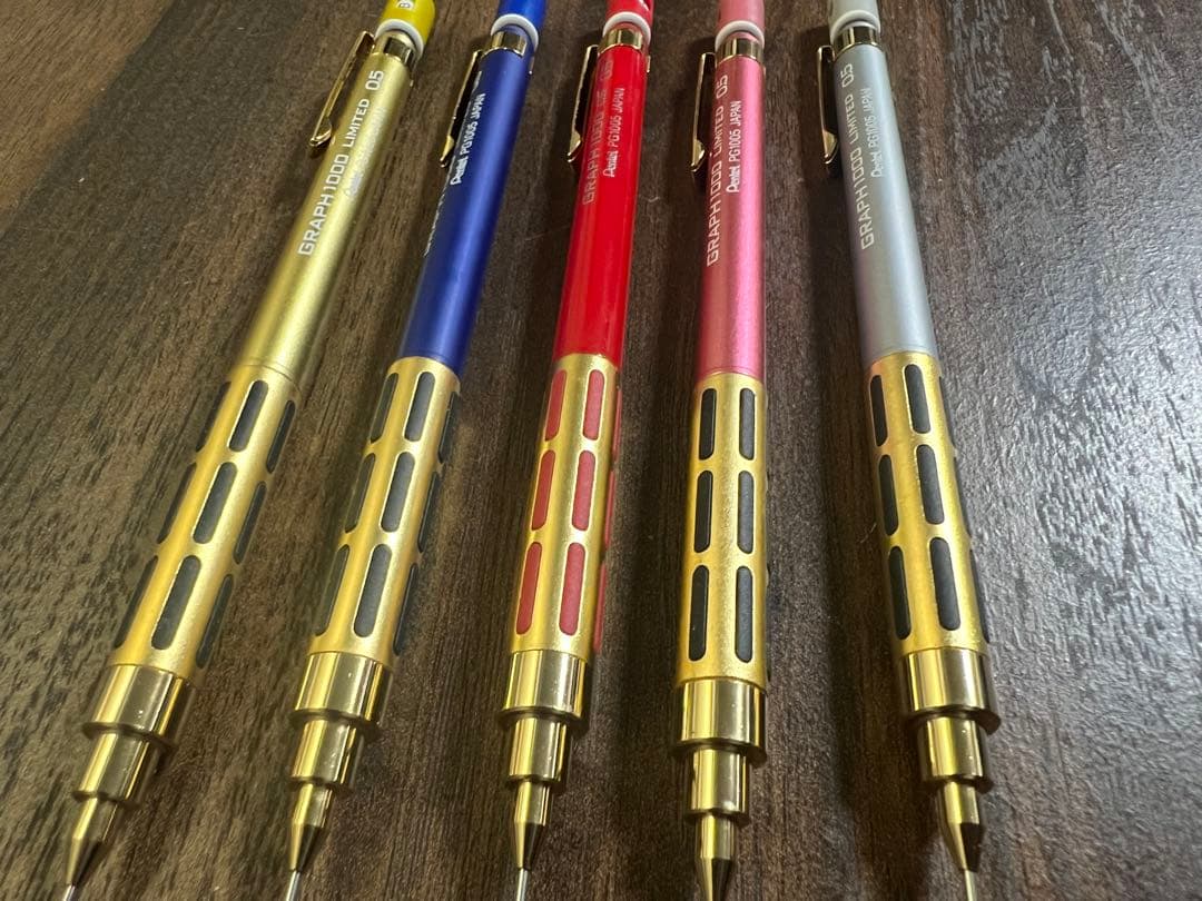 ぺんてる　グラフ1000　シャープペンシル　0.5ｍｍ　5本セット【ロフト限定】