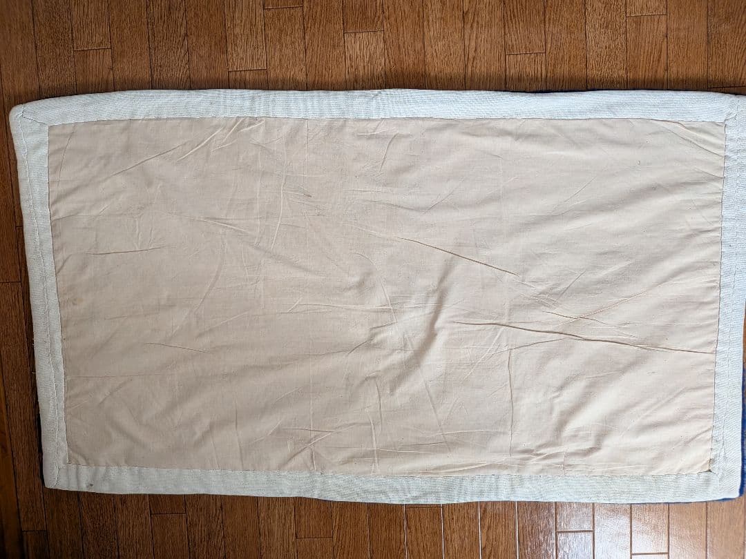 玄関マット クラシック花柄 ウール系 布張り 77×120cm